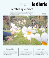 Tapa de la diaria del jueves 21 de mayo de 2020