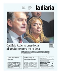 Tapa de la diaria del martes 9 de mayo de 2023