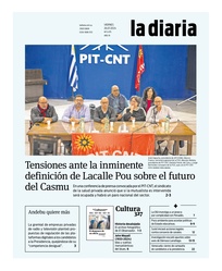 Tapa de la diaria del viernes 26 de julio de 2024