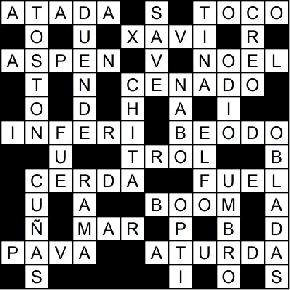 Solución del crucigrama del Miércoles 16 jul.