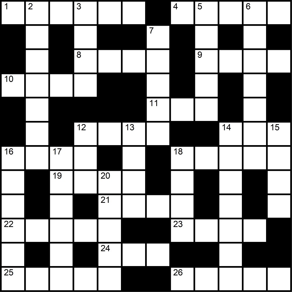 Crucigrama del Miércoles 5 nov.