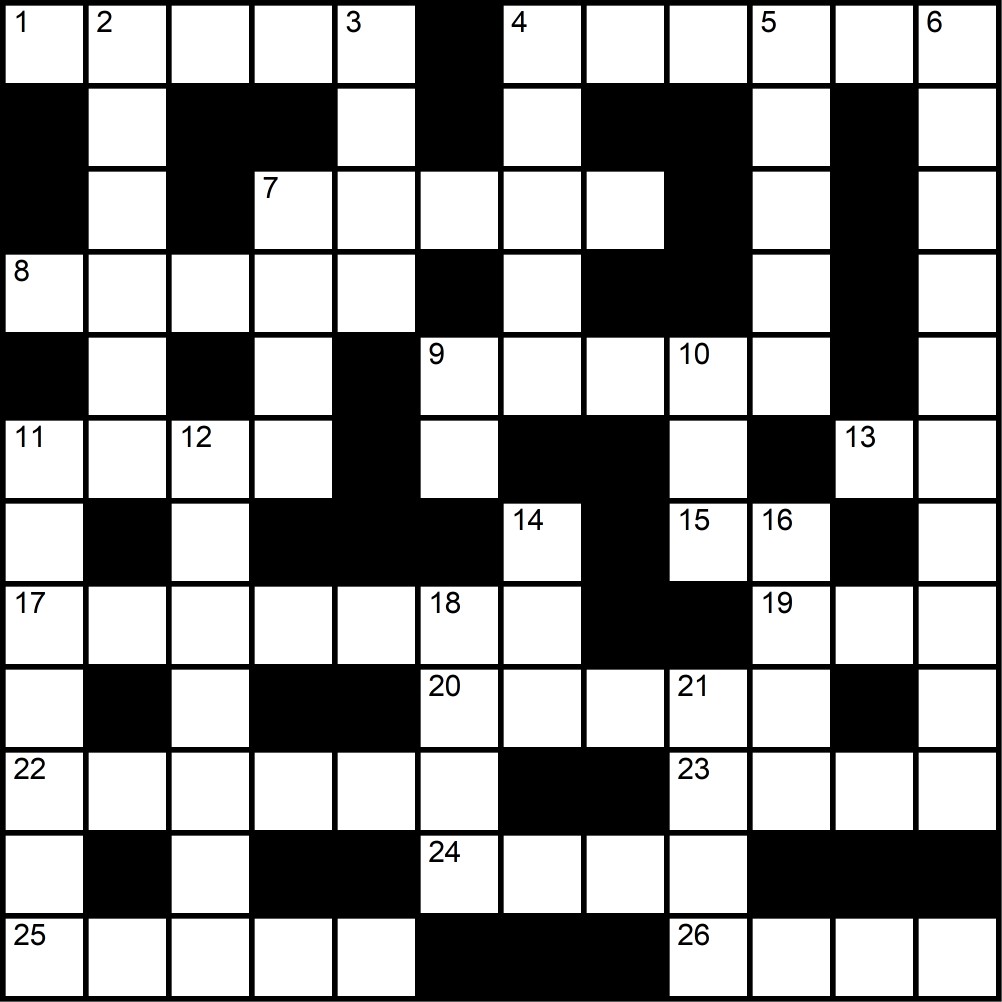 Crucigrama del Viernes 7 nov.