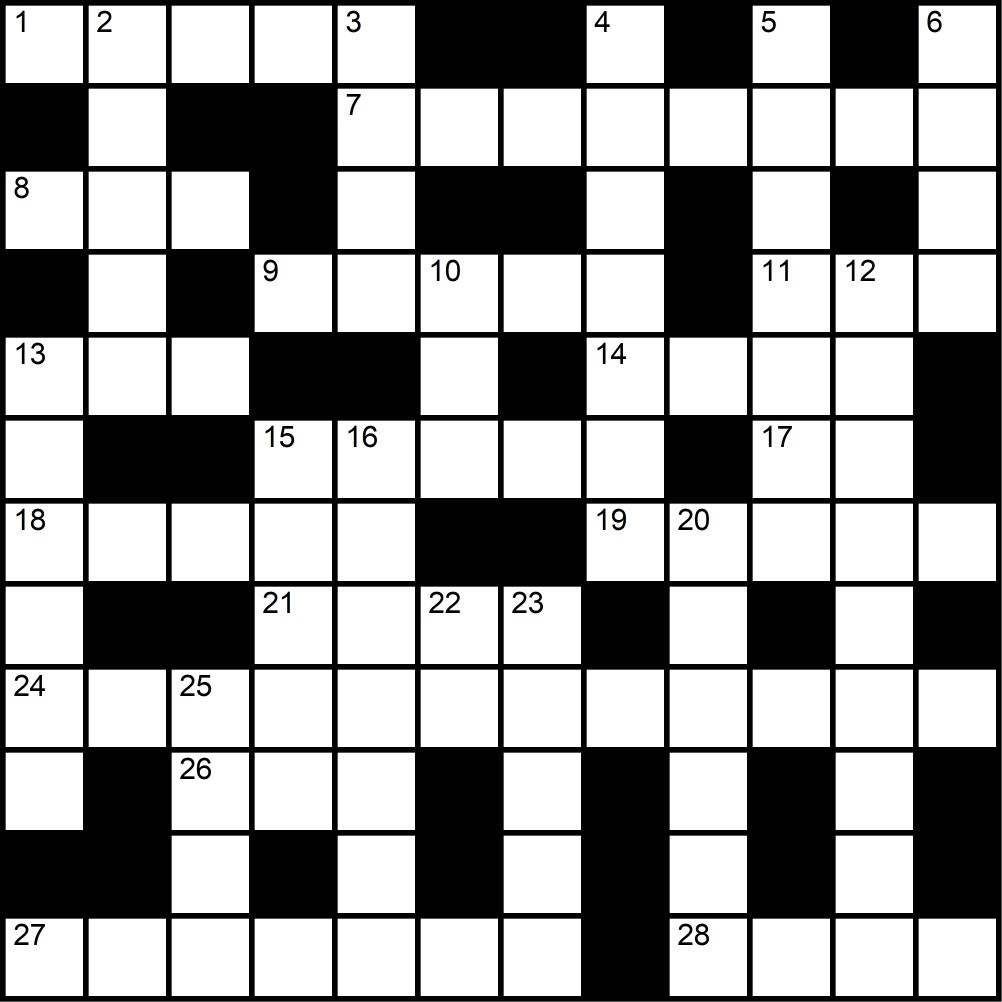 Crucigrama del Lunes 24 nov.