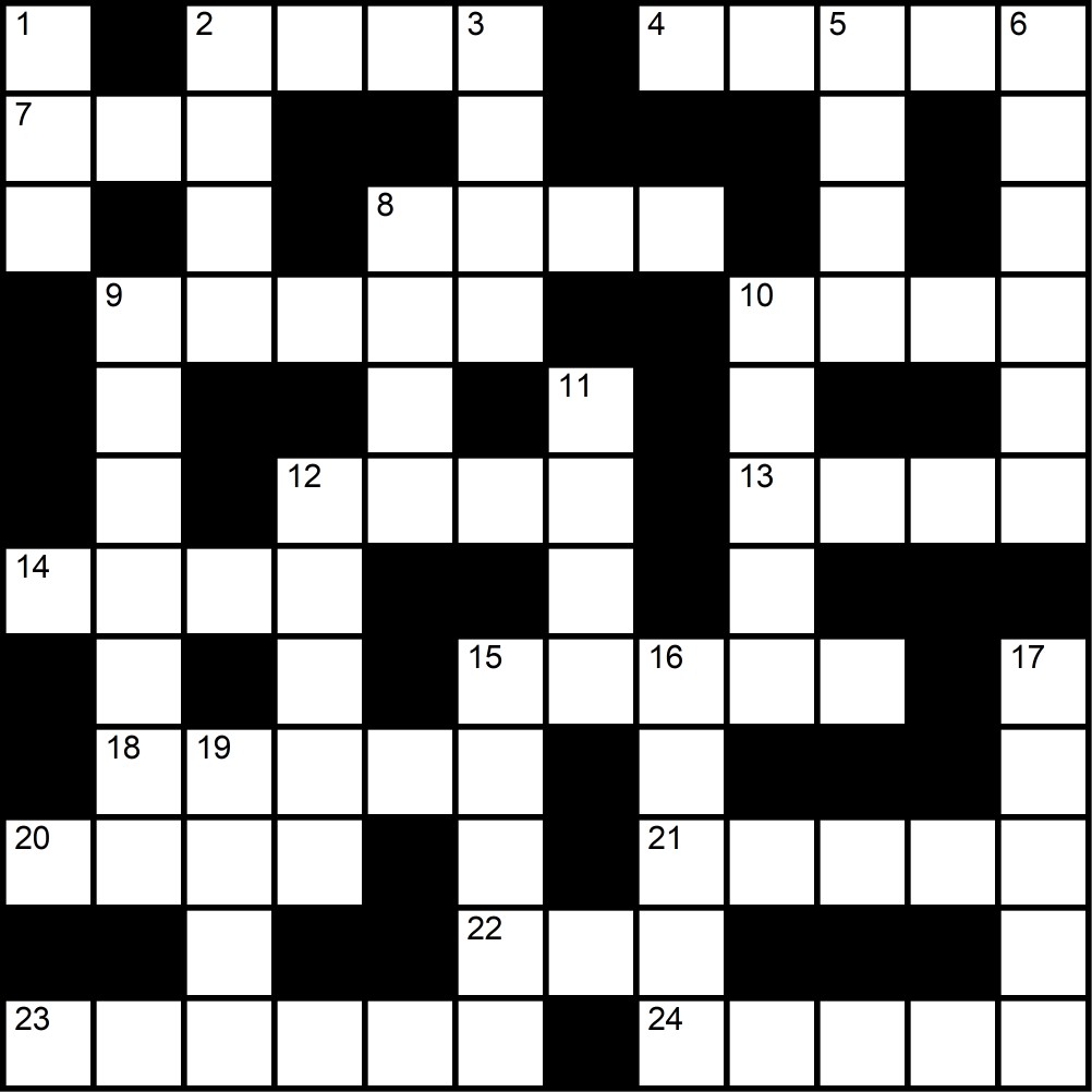 Crucigrama del Martes 2 dic.