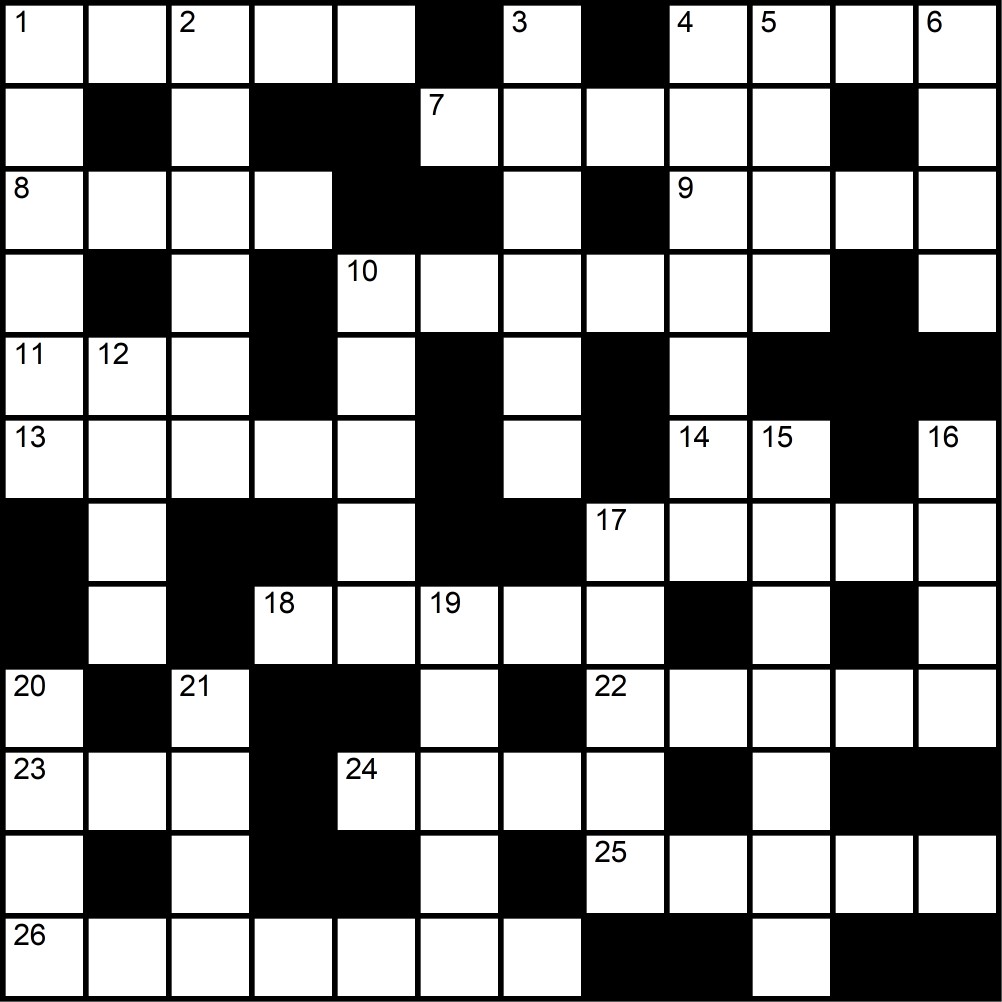 Crucigrama del Miércoles 3 dic.