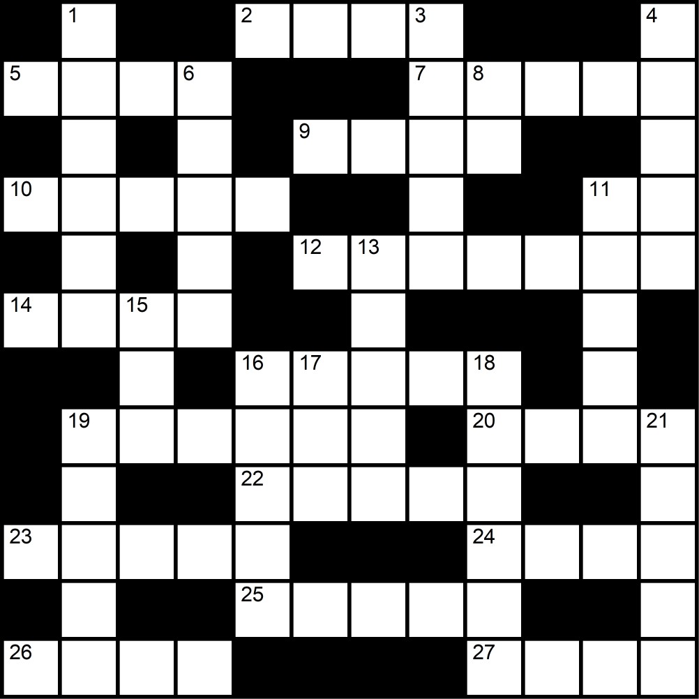 Crucigrama del Viernes 12 dic.