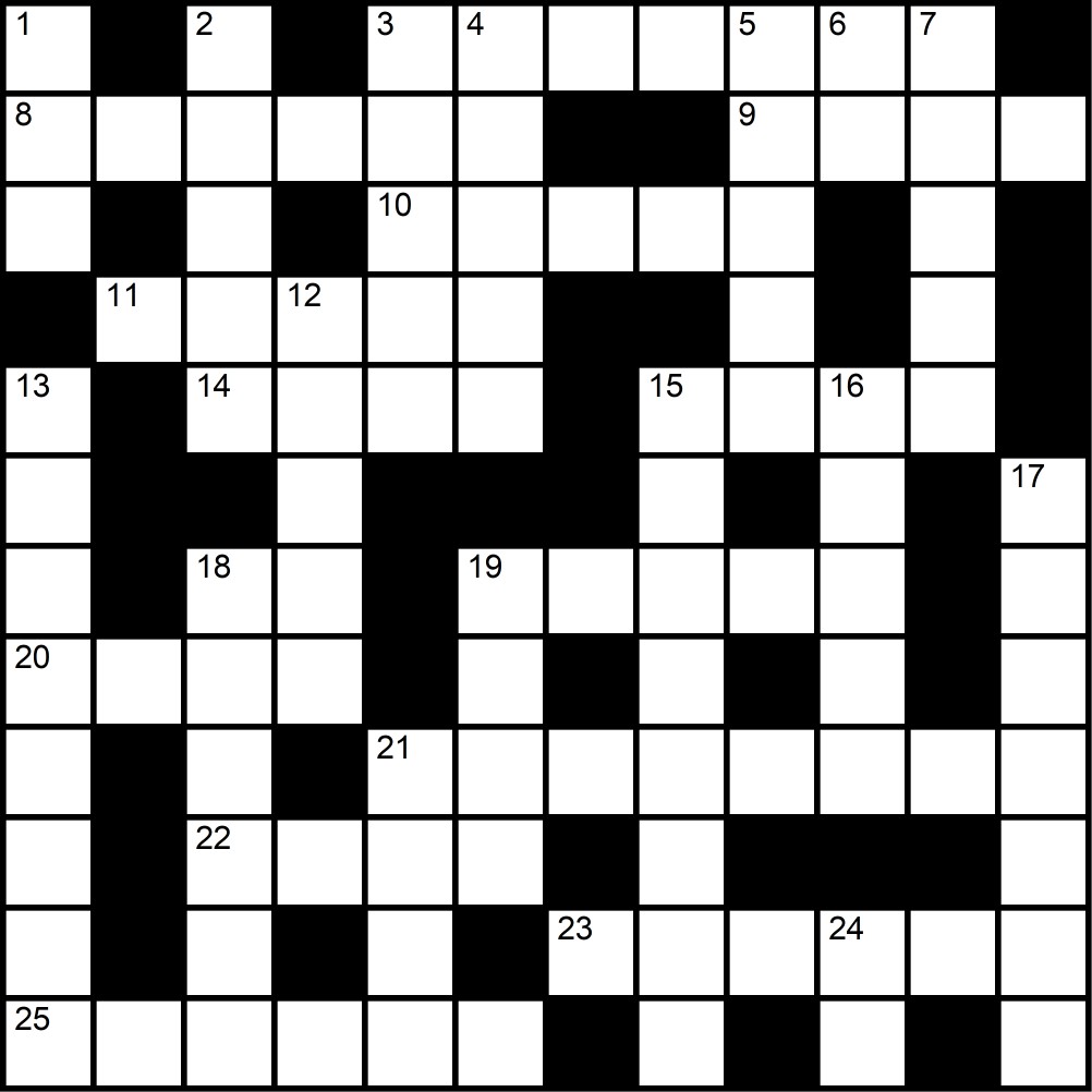 Crucigrama del Lunes 15 dic.