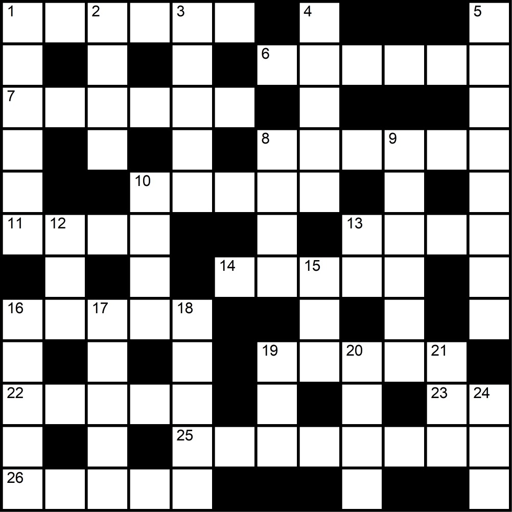 Crucigrama del Miércoles 24 dic.