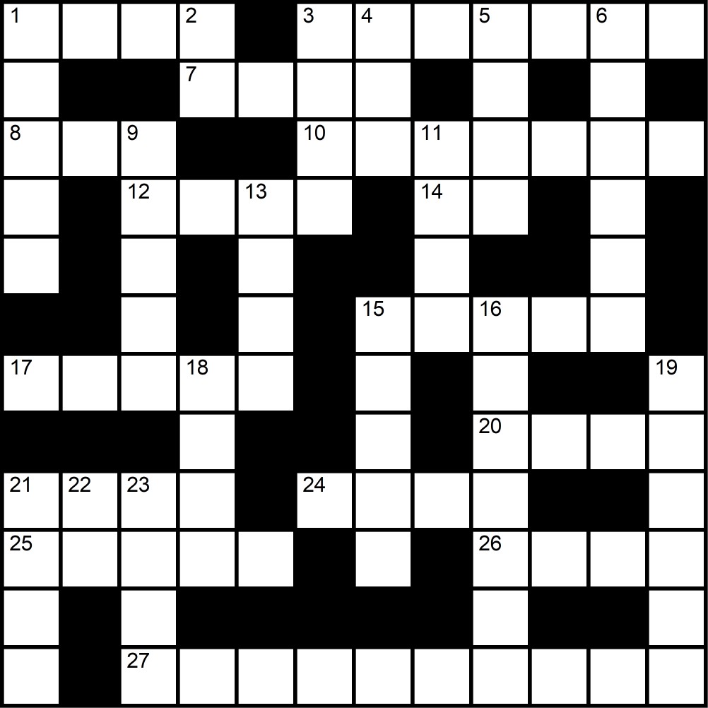 Crucigrama del Lunes 5 ene.