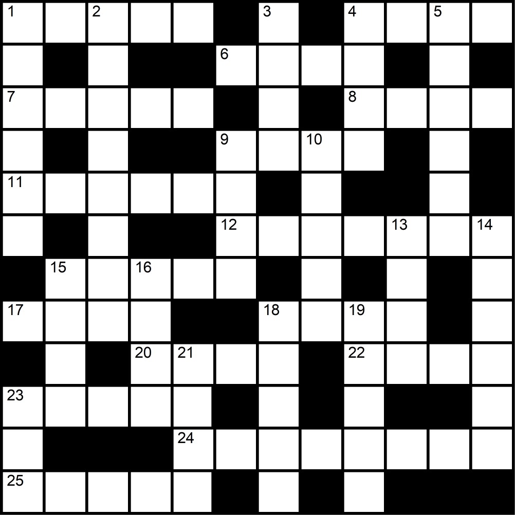 Crucigrama del Jueves 15 ene.