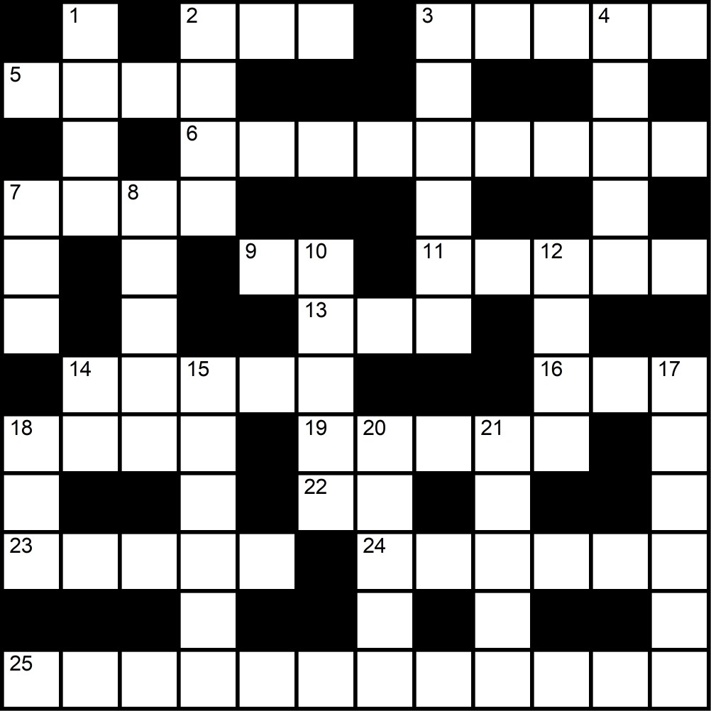 Crucigrama del Martes 20 ene.