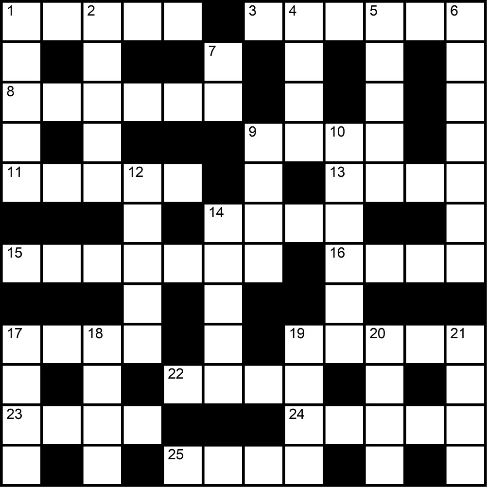 Crucigrama del Miércoles 28 ene.