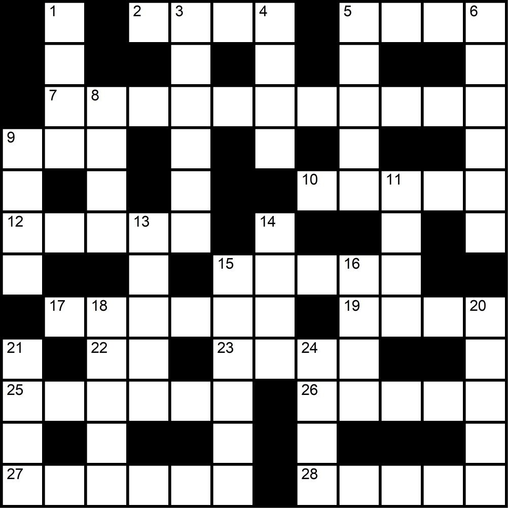 Crucigrama del Jueves 29 ene.