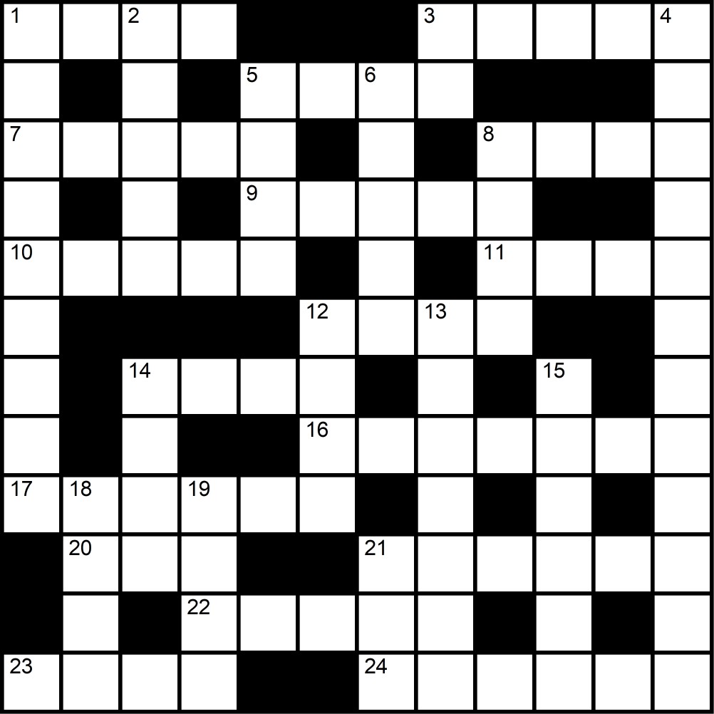 Crucigrama del Lunes 2 feb.