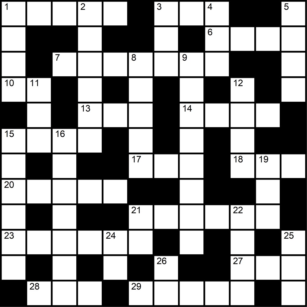 Crucigrama del Martes 3 feb.