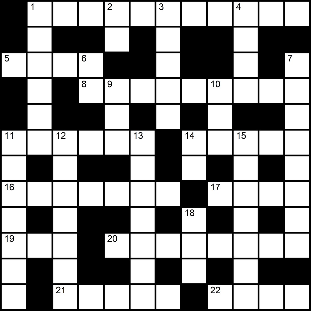 Crucigrama del Viernes 6 feb.