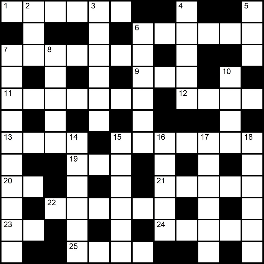 Crucigrama del Lunes 16 feb.