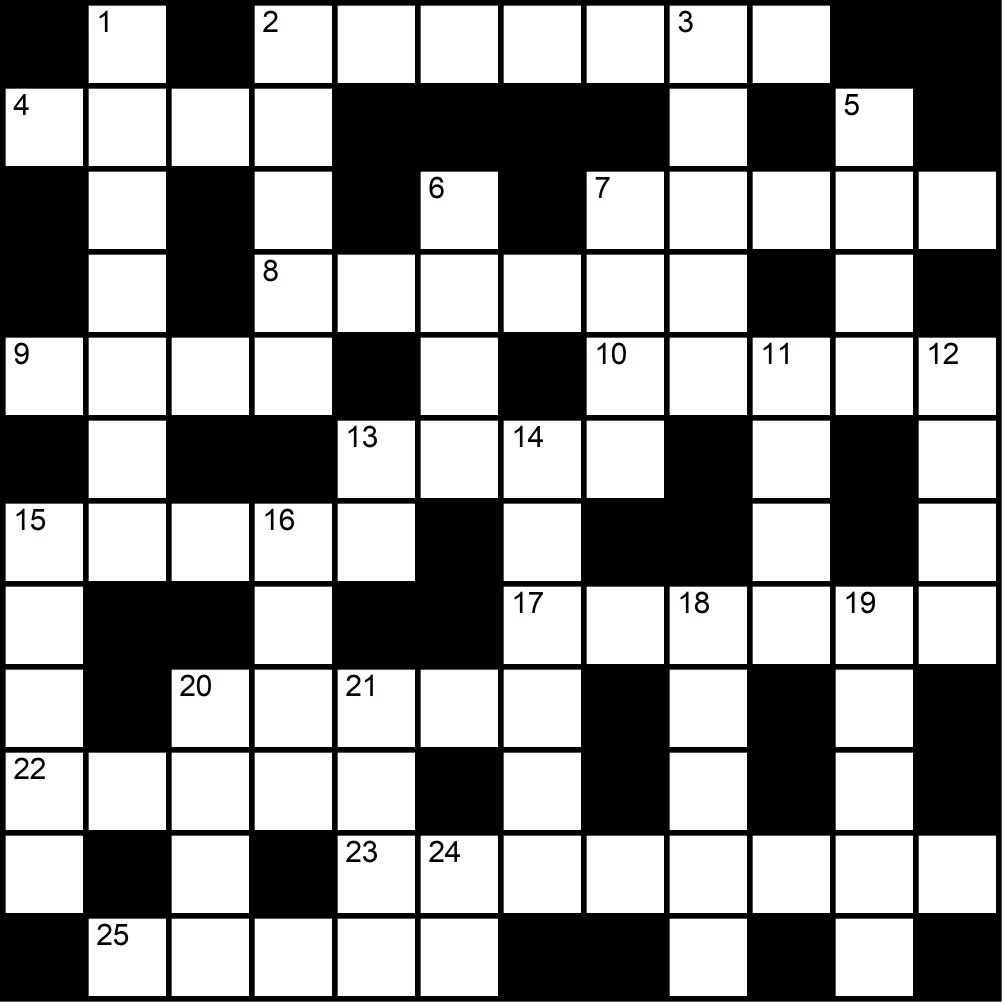 Crucigrama del Viernes 20 feb.