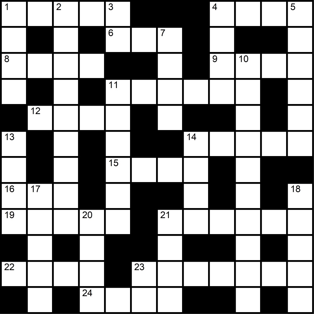 Crucigrama del Miércoles 25 feb.