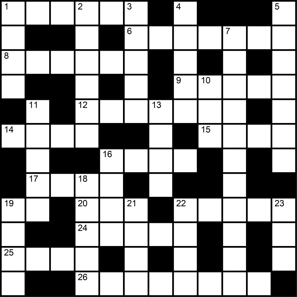 Crucigrama del Lunes 2 mar.