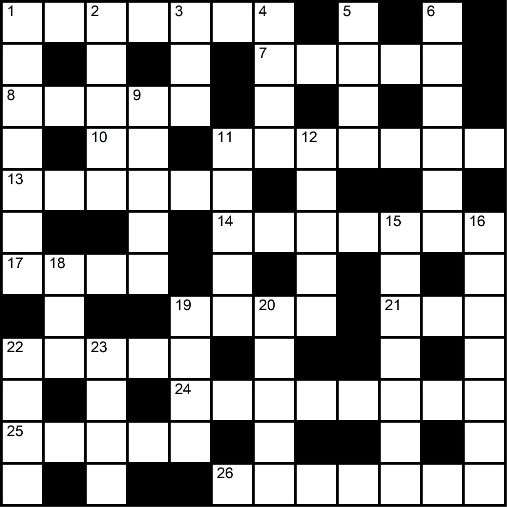 Crucigrama del Miércoles 11 mar.