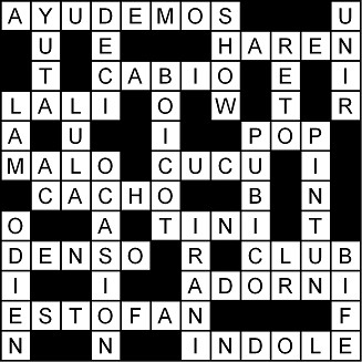 Solución del crucigrama del Martes 17 mar.