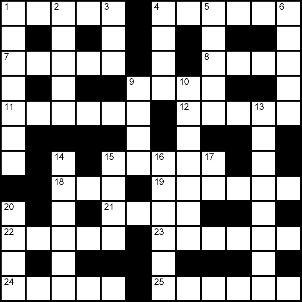 Crucigrama del Miércoles 18 mar.