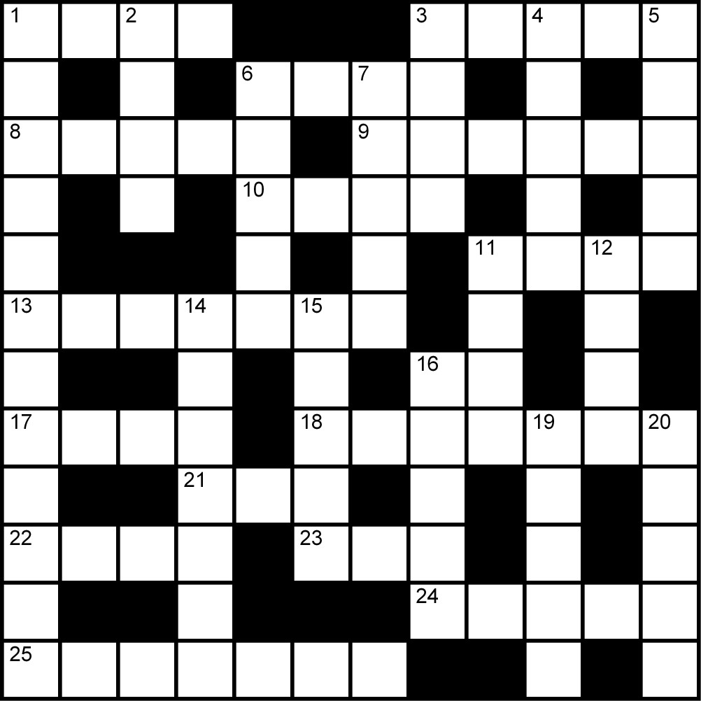 Crucigrama del Lunes 23 mar.