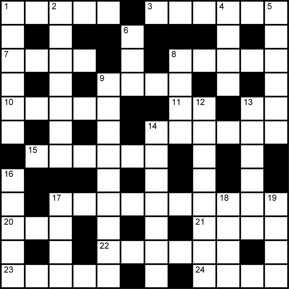 Crucigrama del Jueves 16 abr.