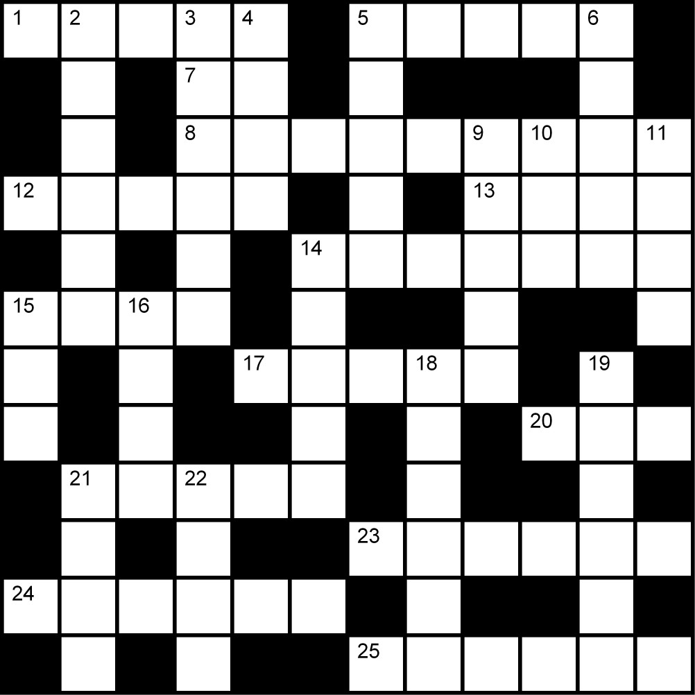 Crucigrama del Lunes 20 abr.