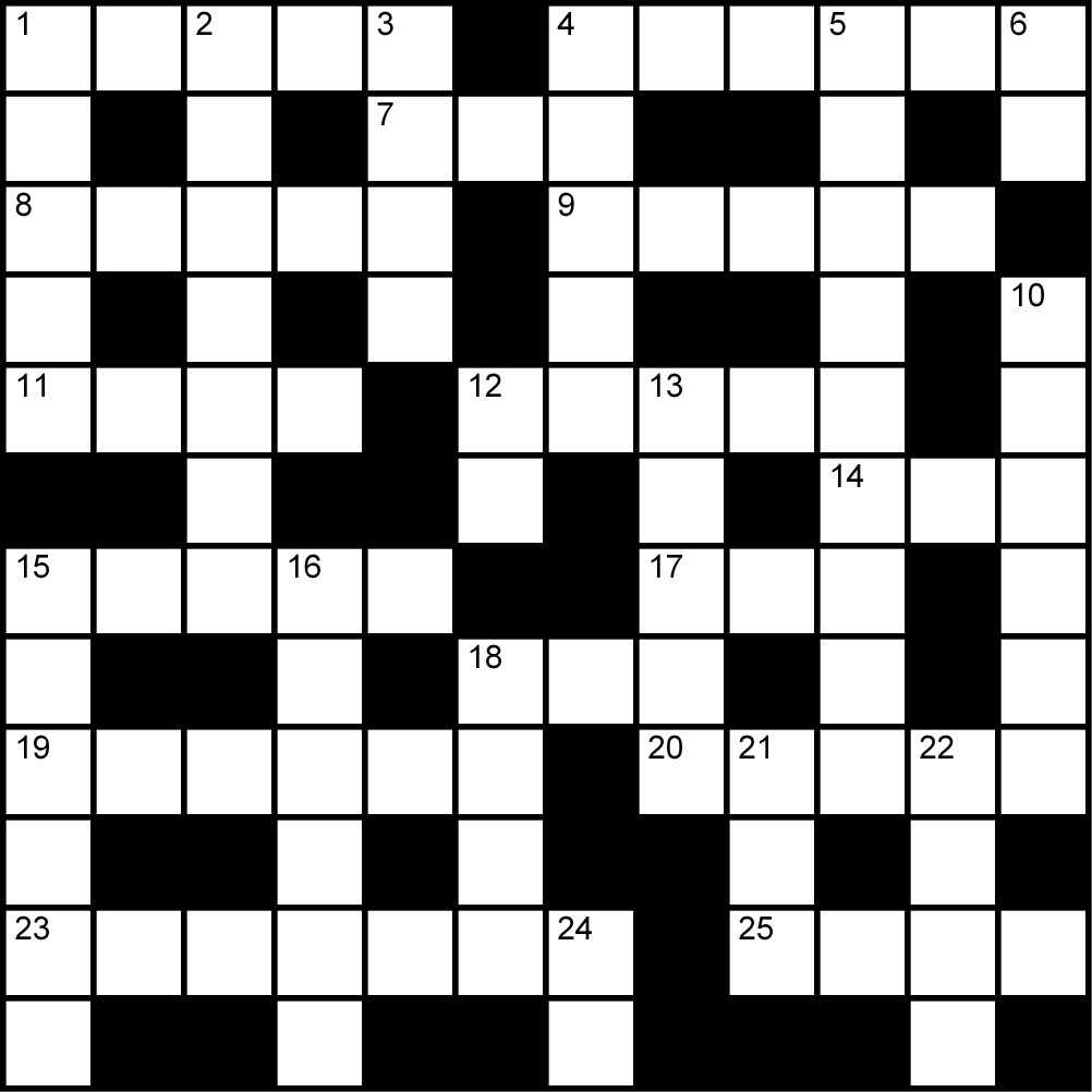 Crucigrama del Martes 21 abr.