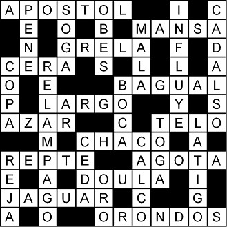 Solución del crucigrama del Miércoles 29 abr.