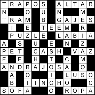 Solución del crucigrama del Jueves 11 jun.