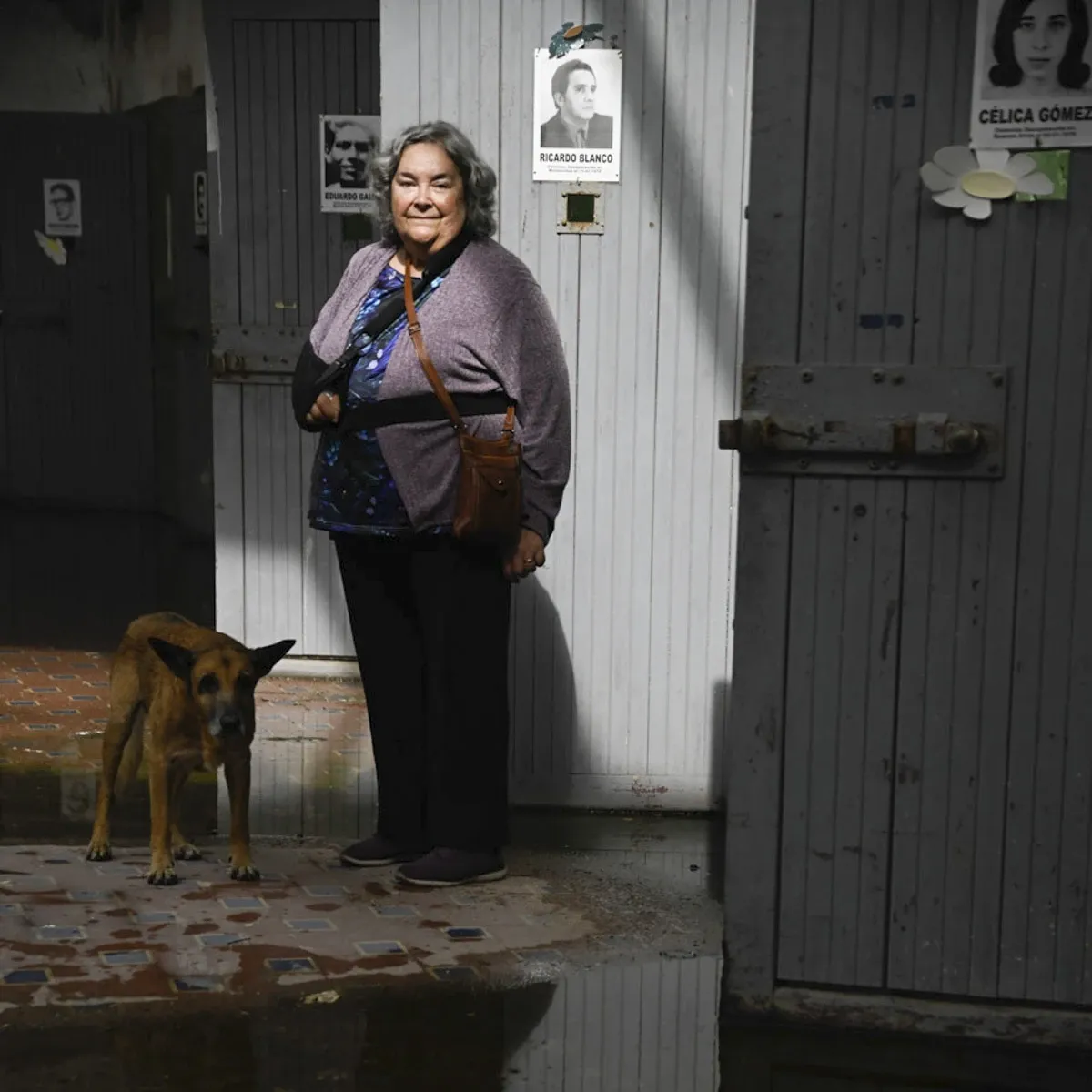 Blanca Luz Menéndez en el sitio de memoria La Tablada. · Foto: Guillermo Legaria