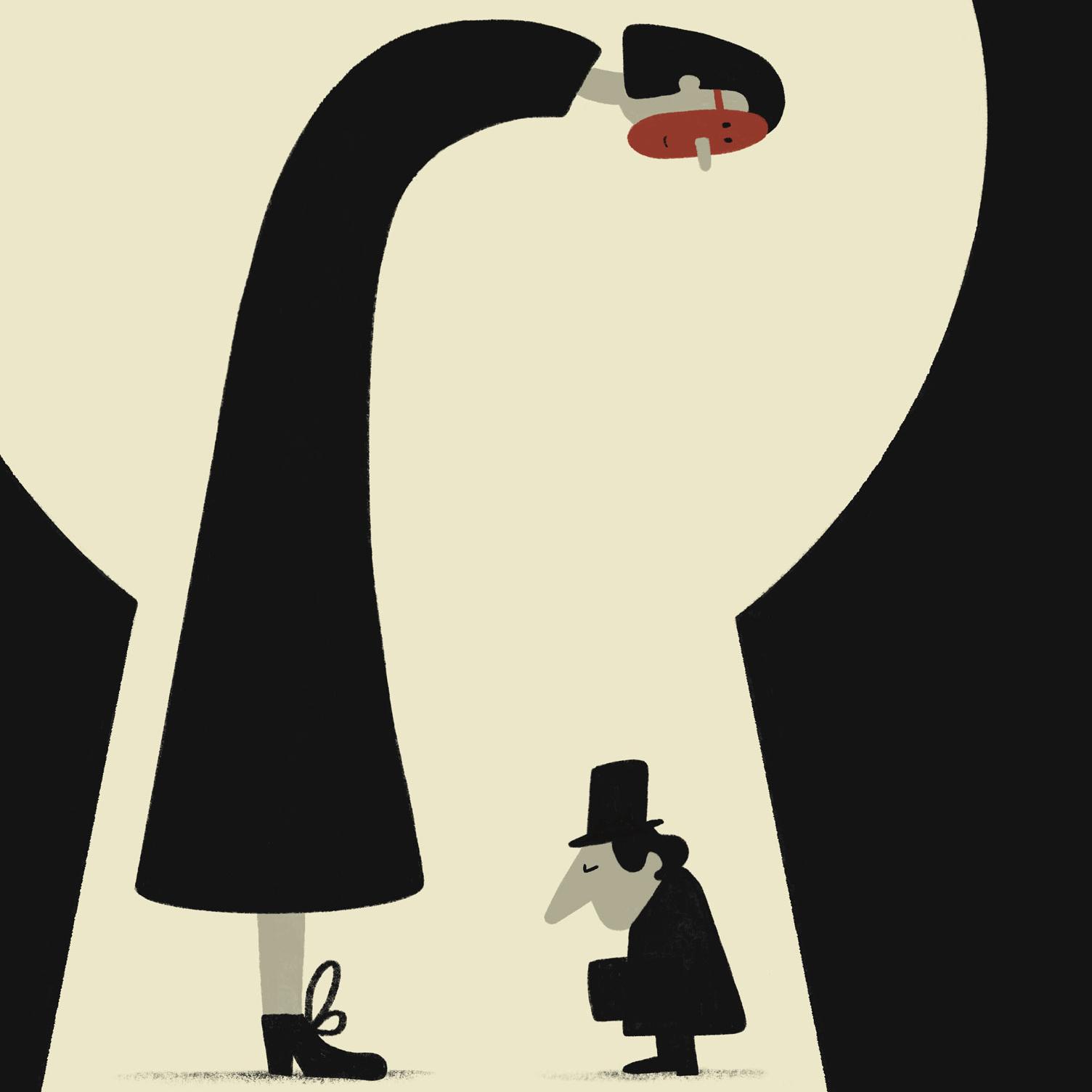 Foto principal del artículo 'La señora Wakefield' · Ilustración: Angelina Montero