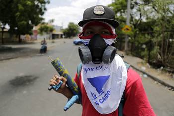 Manifestaciones contra el gobierno de Daniel Ortega en Nicaragua. Foto: Inti Ocón, AFP. Manifestaciones contra el gobierno de Daniel Ortega en Nicaragua. Foto: Inti Ocón, AFP.