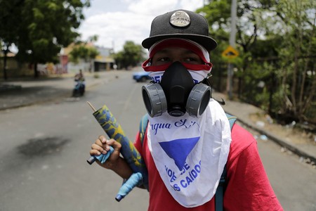 Manifestaciones contra el gobierno de Daniel Ortega en Nicaragua. Foto: Inti Ocón, AFP. Manifestaciones contra el gobierno de Daniel Ortega en Nicaragua. Foto: Inti Ocón, AFP.