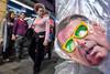 Imagen de Jair Bolsonaro, ayer, en la calle comercial en el centro de San Pablo, Brasil. · Foto: Nelson Almeida Imagen de Jair Bolsonaro, ayer, en la calle comercial en el centro de San Pablo, Brasil. · Foto: Nelson Almeida
