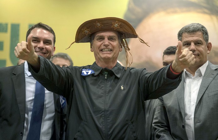 Jair Bolsonaro en Rio de Janeiro. · Foto: Mauro Pimentel
