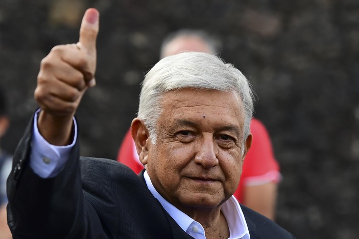 Andrés Manuel López Obrador, AMLO (archivo, julio 2018). · Foto: Ronaldo Schemidt, AFP