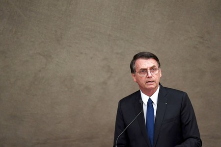 Jair Bolsonaro, presidente electo de Brasil, pronuncia un discurso durante una ceremonia en el TSE en Brasilia, el 10 de diciembre. · Foto: Evaristo Sa Jair Bolsonaro, presidente electo de Brasil, pronuncia un discurso durante una ceremonia en el TSE en Brasilia, el 10 de diciembre. · Foto: Evaristo Sa