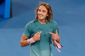 El griego Stefanos Tsitsipas, tras su victoria sobre Roger Federer, en el Abierto de Australia. , AFP El griego Stefanos Tsitsipas, tras su victoria sobre Roger Federer, en el Abierto de Australia. , AFP