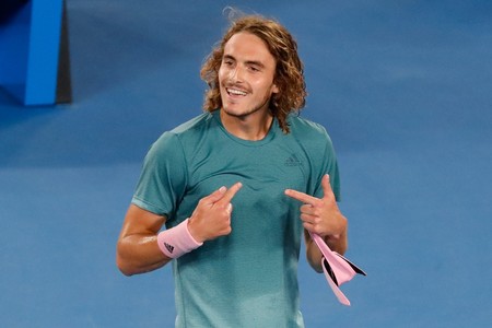 El griego Stefanos Tsitsipas, tras su victoria sobre Roger Federer, en el Abierto de Australia. , AFP · Foto: David Gray El griego Stefanos Tsitsipas, tras su victoria sobre Roger Federer, en el Abierto de Australia. , AFP · Foto: David Gray