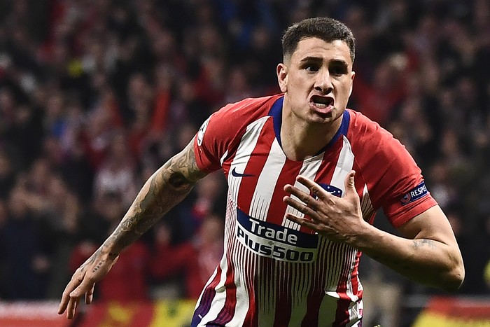 José María Giménez, tras convertir el primer gol de Atlético Madrid ante Juventus, en el partido de ida jugado en el estadio Wanda Metropolitano. (Archivo: febrero 2019) · Foto: Pierre-Philippe Marcou José María Giménez, tras convertir el primer gol de Atlético Madrid ante Juventus, en el partido de ida jugado en el estadio Wanda Metropolitano. (Archivo: febrero 2019) · Foto: Pierre-Philippe Marcou