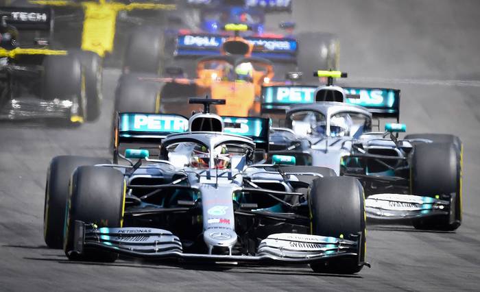 El piloto británico de Mercedes, Lewis Hamilton, durante el Gran Premio de Francia de Fórmula Uno en el Circuito Paul Ricard en Le Castellet, sur de Francia. · Foto: Gerard Julien, AFP