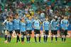 Los jugadores de Uruguay, durante la definición por penales, en el estadio Arena Fonte Nova, en Salvador. · Foto: Raúl Arboleda, AFP Los jugadores de Uruguay, durante la definición por penales, en el estadio Arena Fonte Nova, en Salvador. · Foto: Raúl Arboleda, AFP