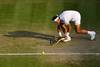 El español Rafael Nadal en el partido con el norteamericano Sam Querrey, en Wimbledon, el 10 de julio. · Foto: Glyn Kirk, AFP El español Rafael Nadal en el partido con el norteamericano Sam Querrey, en Wimbledon, el 10 de julio. · Foto: Glyn Kirk, AFP