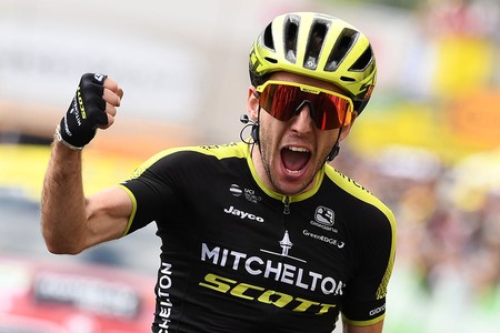 Simon Yates, celebra al ganar la duodécima etapa de la 106ª edición del Tour de Francia entre Toulouse y Bagneres-de-Bigorre. · Foto: Anne-Christine Poujoulat Simon Yates, celebra al ganar la duodécima etapa de la 106ª edición del Tour de Francia entre Toulouse y Bagneres-de-Bigorre. · Foto: Anne-Christine Poujoulat