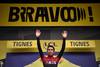 Egan Bernal en el podio, después de ganar la 19ª etapa del Tour de France 2019, en Tignes, Francia. · Foto: Marco Bertorello Egan Bernal en el podio, después de ganar la 19ª etapa del Tour de France 2019, en Tignes, Francia. · Foto: Marco Bertorello
