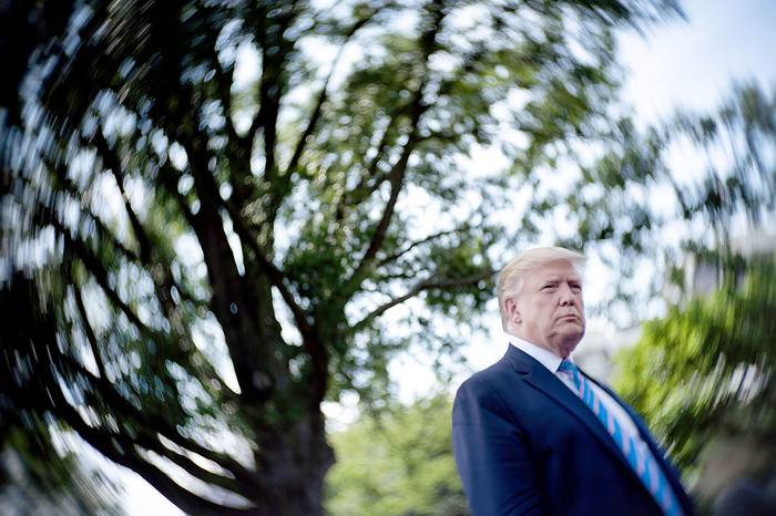 Donald Trump, durante una conferencia de prensa en la Casa Blanca, en Washington.  · Foto: Brendan Smialowski, AFP